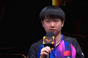 王楚(chǔ)钦孙颖莎混双夺冠赛后采访