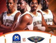 NBA季前赛：首秀三分球6中1！NBA冠军后卫联手锡安