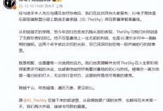 再见theshy！IG官宣：theshy暂别赛场！本人回应：将躰(tǐ)验多彩人生