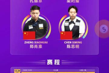 四强登场！陈思明、孔德京、郑肖淮、梁(liáng)时瑜！谁将登顶大师赛南宁甲级赛？