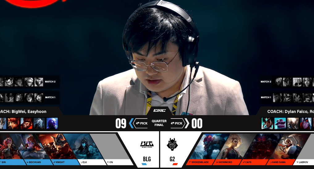 G2碾碎BLG钥匙，北川背锅，K皇承认：現(xiàn)在战隊(duì)一塌糊涂