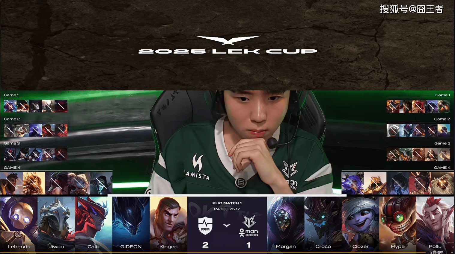 LCK入围赛：拒(jù)绝让二追三，NS五局击败BRO