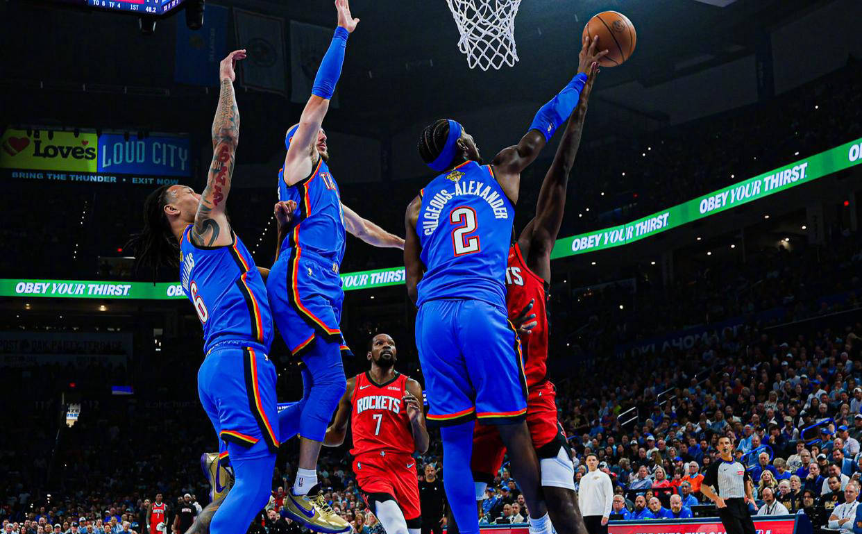 雷霆5连胜！即使非完整阵容，年轻战队已显断档优勢(shì)