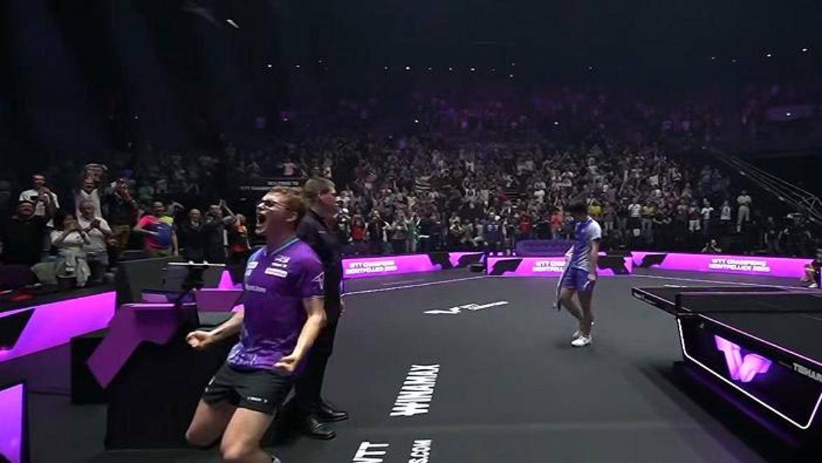 让二追三！法国名将晋级八强，张本智和落寞(mò)